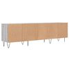 vidaXL TV Cabinet Grey Sonoma 150x30x44.5 cm Engineered Wood