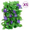 vidaXL&nbsp;Artificial Ivy Trellis Expandable 5 pcs Green 180x20 cm