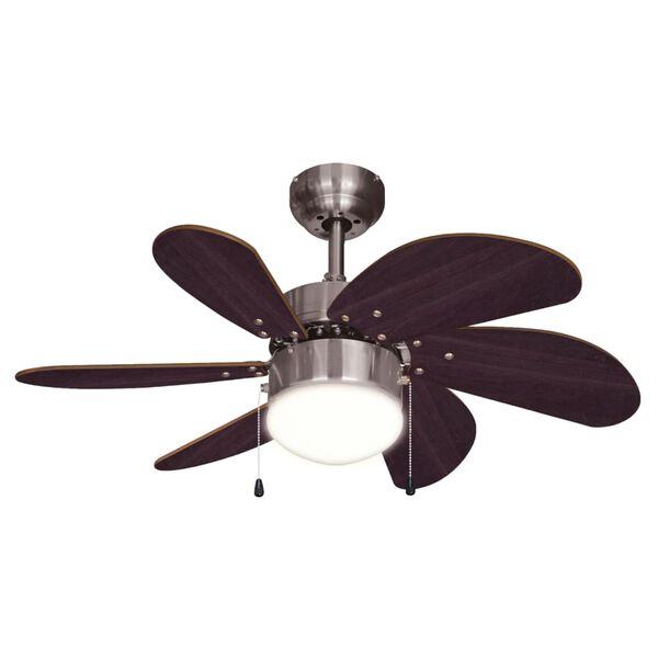Bestron Ceiling Fan with Lamp DC30BC 75 cm 50 W Chrome