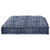 vidaXL Sofa Cushion Indigo Print 120 x 80 x 12 cm Fabric