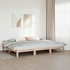 vidaXL Family Bed Frame No Mattress 240x200 cm Solid Wood Pine