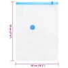 vidaXL Vacuum Storage Bags 5 pcs Transparent and blue 70 x 50 cm