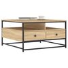 vidaXL Coffee Table Sonoma Oak 80x80x45 cm Engineered Wood