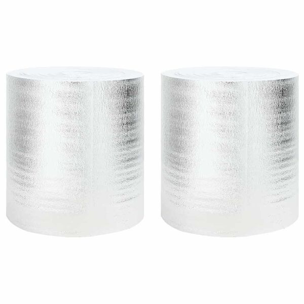 vidaXL Radiator Heat Reflector Silver 0.5 x 25 m Aluminium