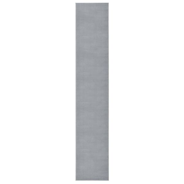 vidaXL Runner Rug BCF Grey 80x450 cm