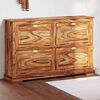 vidaXL Shoe Cabinet 140x35x90 cm Solid Acacia Wood