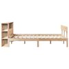 vidaXL Bookcase Bed without Mattress 120x200 cm Solid Wood Pine