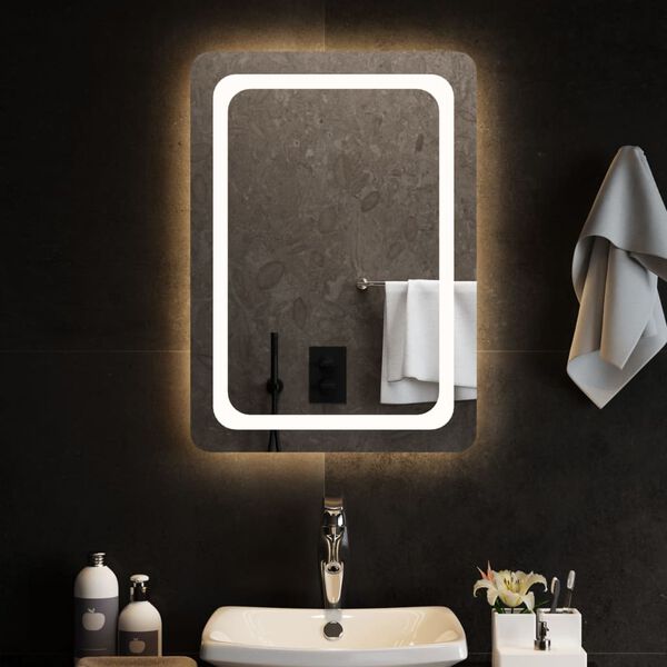 vidaXL LED Bathroom Mirror 50x70 cm