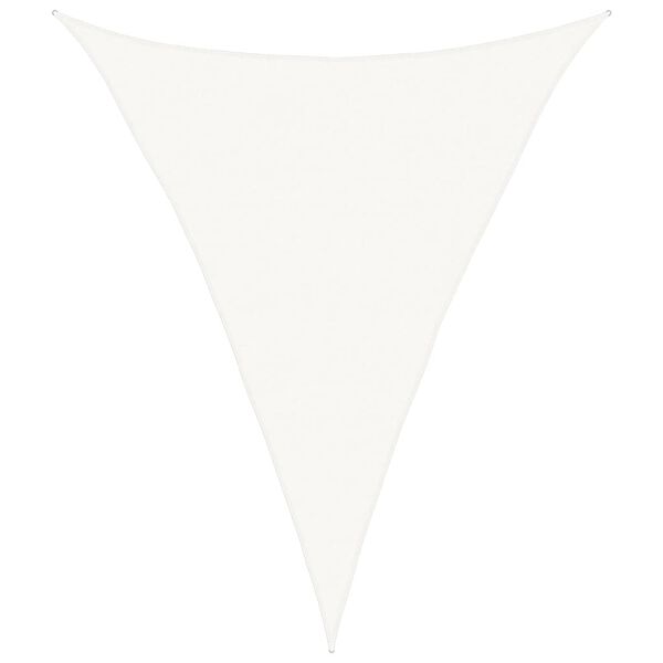 vidaXL Sunshade Sail 160 g/m&sup2; White 4x5x5 m HDPE