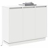 vidaXL LED Sideboard White 90 x 32 x 75 cm Engineered Wood