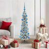vidaXL Artificial Christmas Tree with 150 LEDs with Stand White 120 cm
