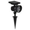Luxform Intelligent Hybrid Solar LED Garden Light Montana&nbsp; Black