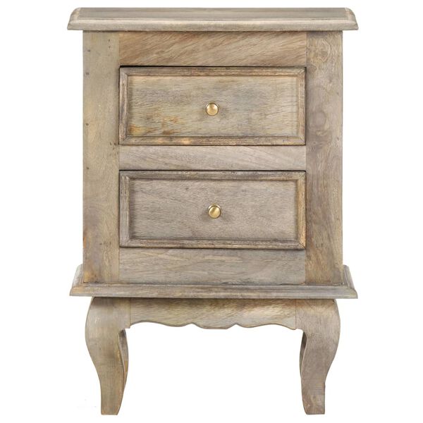 vidaXL Bedside Cabinet 40x30x55 cm Solid Mango Wood