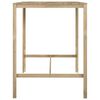 vidaXL 9 Piece Garden Bar Set Impregnated Pinewood
