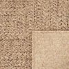 vidaXL Rug ZIZUR Beige 240x240 cm Jute Look Indoor and Outdoor