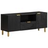 vidaXL TV Cabinet Black 105x33x46 cm Engineered Wood