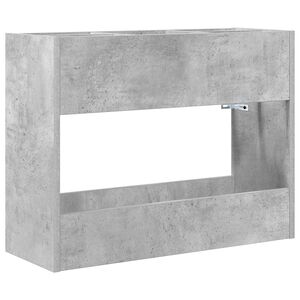 vidaXL Umbrella Stand Concrete Grey 65 x 24 x 50 cm Engineered Wood