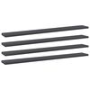 vidaXL Bookshelf Boards 4 pcs Grey 80x10x1.5 cm Engineered Wood
