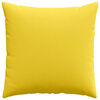 vidaXL Sofa Pillows 2 pcs Light Yellow 80 x 80 cm Fabric