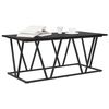 vidaXL Coffee Table Black oak 100 x 50 x 40 cm