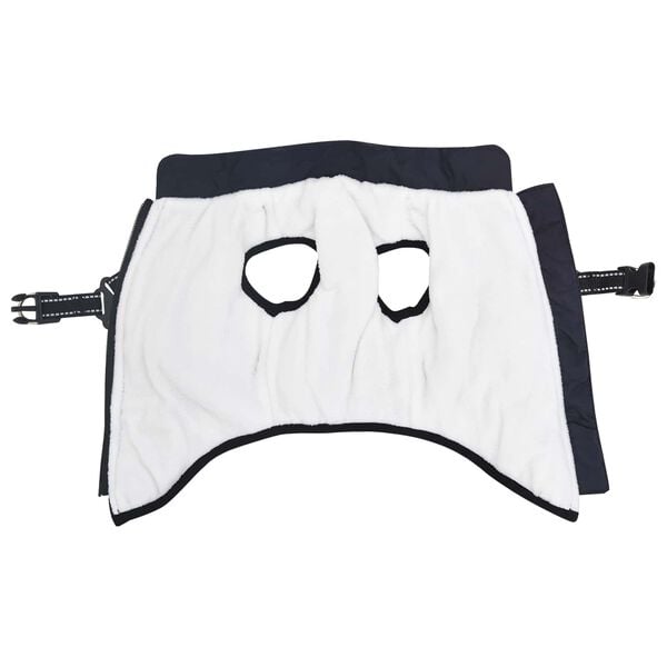 vidaXL Dog Coat Navy Blue L28