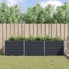 vidaXL Planter Anthracite 290 x 100 x 75 cm Galvanised Steel