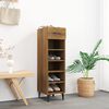 vidaXL Shoe Cabinet Brown Oak 30x35x105 cm Engineered Wood