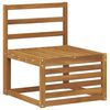 vidaXL Outdoor Sofa Set 4 Piece Natural Solid Acacia Wood