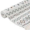 vidaXL Rug Beige and Blue 160x230 cm Cotton