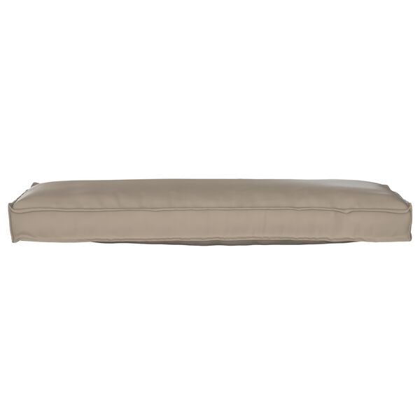 vidaXL Pallet Cushion Set 2 pcs Taupe 120 x 40 x 8 cm Oxford Fbric