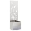 vidaXL Garden Privacy Screen Sliver 50 x 150 cm Stainless steel