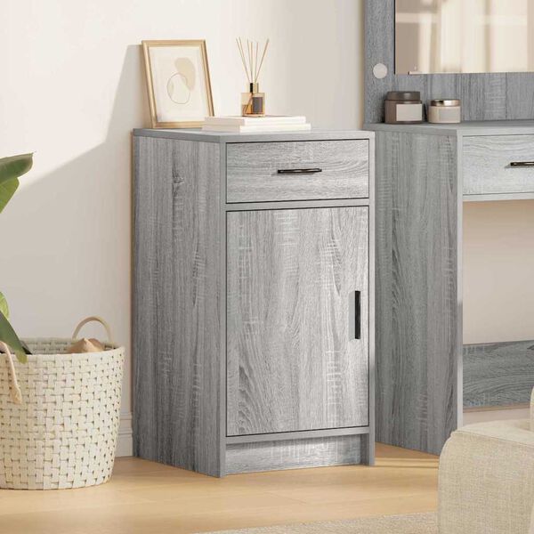 vidaXL Sideboard Grey Sonoma 40 x 40.5 x 75 cm Engineered wood