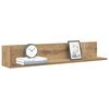 vidaXL Wall Shelves 2 pcs Artisan Oak 100x16.5x16.5 cm Engineered Wood