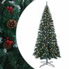 vidaXL Artificial Hinged Christmas Tree 500 cm 900 LEDs Warm White