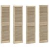 vidaXL Cabinet Door with Door 4 pcs Natural 140.5 x 2.1 x 39.5 cm