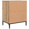 vidaXL Bedside Cabinet Artisan oak 49 x 36 x 61 cm Engineered wood