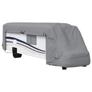 vidaXL Motorhome Covers Grey 870x235x275 cm Non-woven Fabric