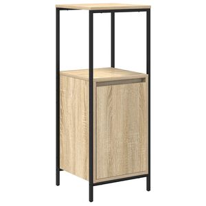 vidaXL Bathroom Cabinet with Shelves Sonoma Oak 36x35x95 cm