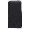 vidaXL Firewood Rack Cover Plain Black 61 x 122 x 106 cm Fabric