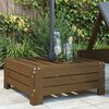 vidaXL Parasol Base Cover Honey Brown Solid Wood Pine
