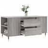 vidaXL Coffee Table Grey Sonoma 102x44.5x50 cm Engineered Wood