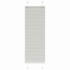 vidaXL Pleated Blind Light Grey 50x100 cm Fabric Width 49.4 cm Polyester