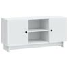 vidaXL TV Cabinet 102 x 34.5 x 50 cm White Engineered Wood