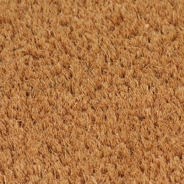 vidaXL Door Mat Natural 100x200 cm Tufted Coir