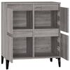 vidaXL Sideboard Grey Sonoma 60x35x70 cm Engineered Wood