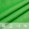 vidaXL Sunshade Sail 160 g/m² Trapezium Light Green 4/5x4 m HDPE