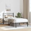 vidaXL Bed Frame without Mattress Sonoma Oak 90x200 cm Engineered Wood
