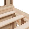 vidaXL Bookcase Bed without Mattress 75x190 cm Small Single Solid Wood Pine