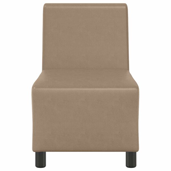 vidaXL Modular Sofa Unit Armless Cappuccino 55 x 74 x 82 cm