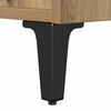 vidaXL Bedside Cabinet with Drawer 2 pcs Artisan Oak 40 x 35 x 47.5 cm